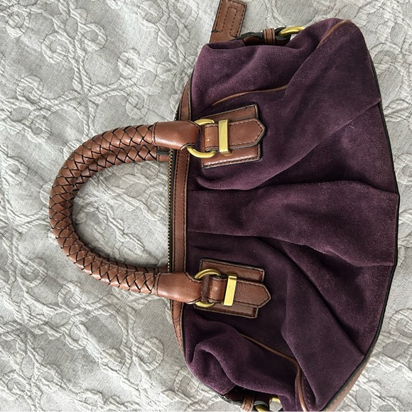 BR Purple Suede Handbag - Picture 5 of 6